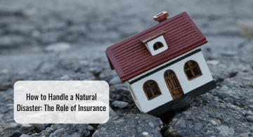 Image of a house affected by a natural disaster